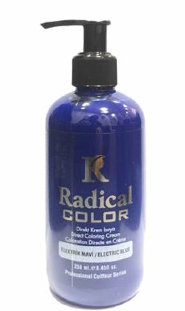 Radical Color Su Bazlı Saç Boyası 250 ml Elektrık Mavi x 4 Adet