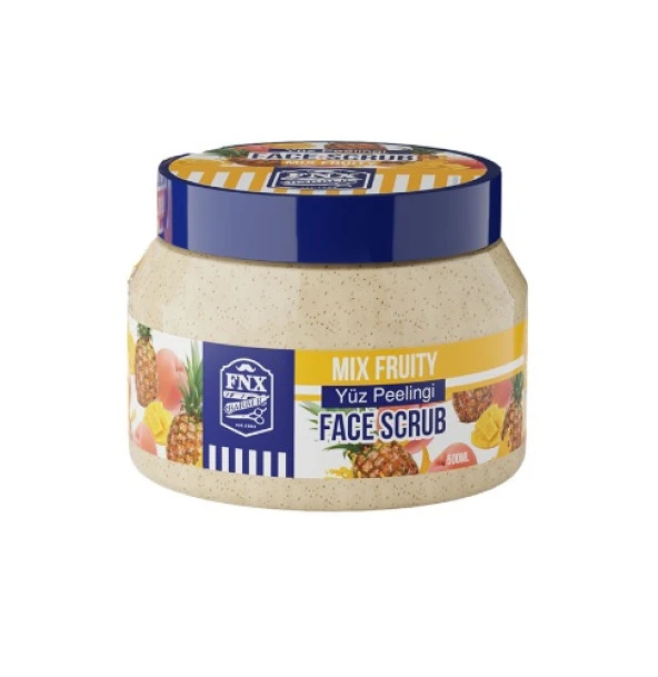 Fnx Barber Face Scrub Peeling Fruit Mix 500 ML x 3 Adet