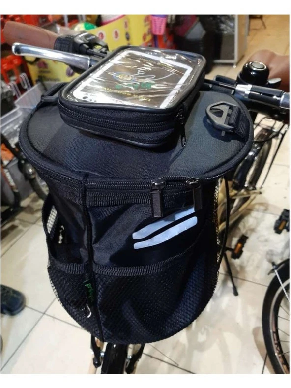 Procycle Katlanır Bisiklet Gidon Çantası Silindir PC-780 - 2
