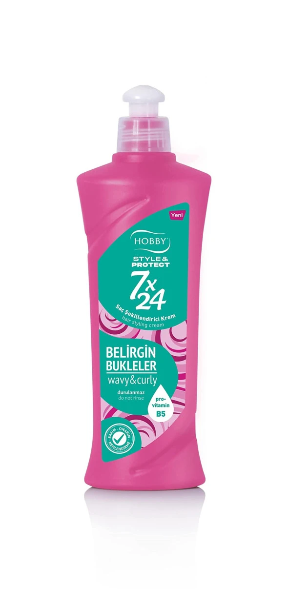 Hobby 7x24 Belirgin Bukleler Saç Şekillendirici Krem, 250ml