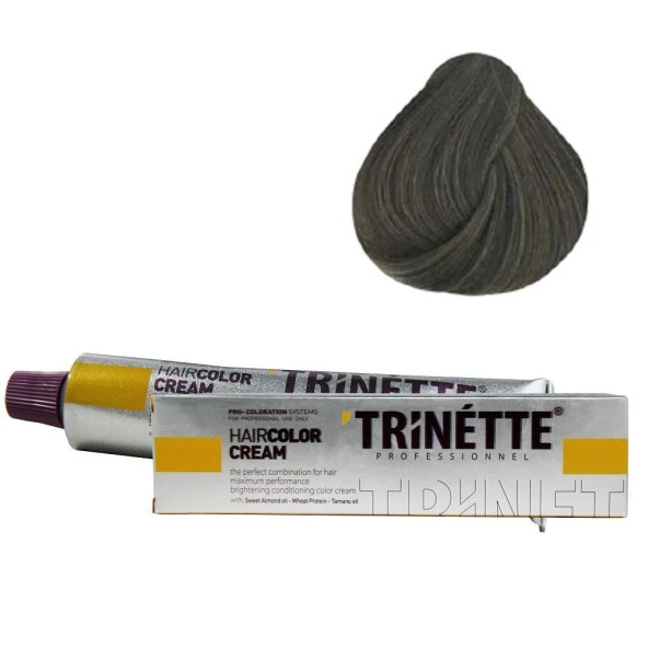 Trinette Tüp Boya 7.11 Yoğun Küllü Kumral 60 ml x 3 Adet + Sıvı Oksidan 3 Adet