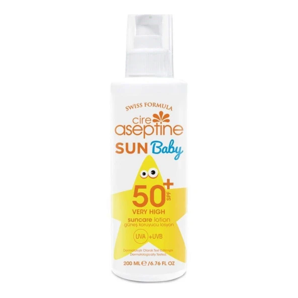 Cire Aseptine Sun Baby Spf50+ Lotion 200ml