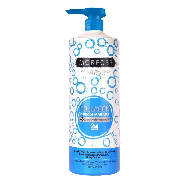 MORFOSE Şampuan 1000Ml (Mavi) 1 Paket (1 x 1 Adet) - 2