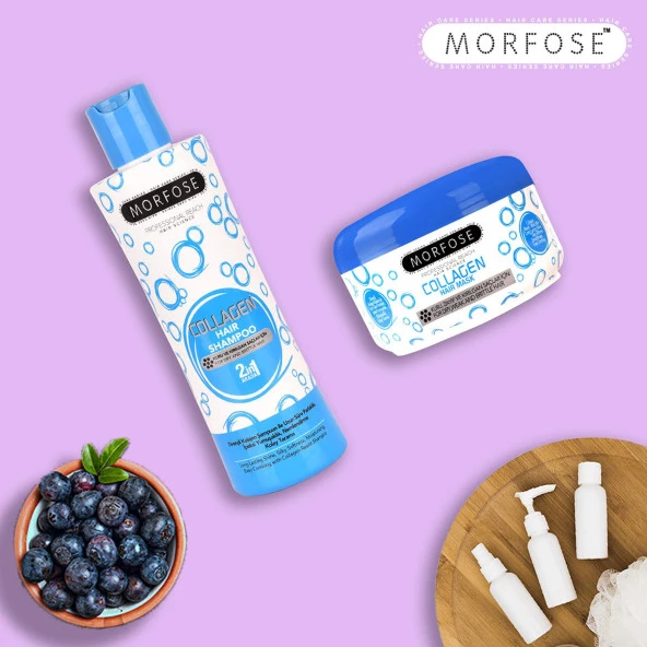 MORFOSE Şampuan 1000Ml (Mavi) 1 Paket (1 x 1 Adet) - 3