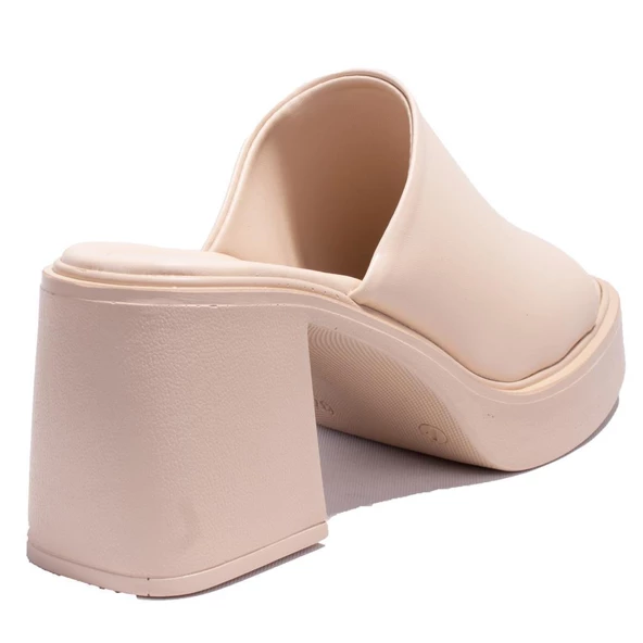 Dagoster DZA07-890201 Ten Spor Topuklu Kadın Terlik - 4