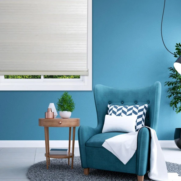 Zebra Stor Perde Keten 60x200 cm