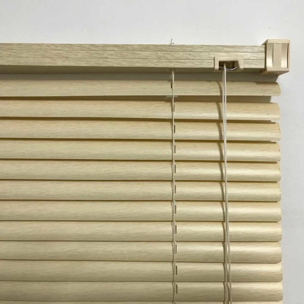 Pvc Jaluzi 25 mm 90x200 cm Ölçülerinde Ahşap Desenli - 2