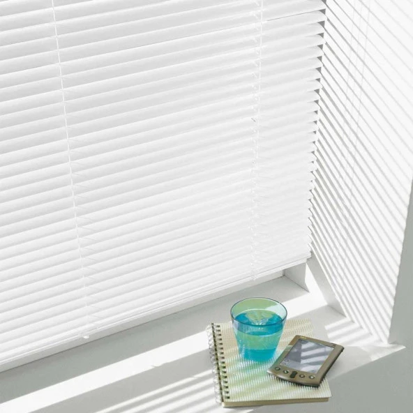 Pvc Jaluzi 25 mm 120x160Cm Ölçülerinde Beyaz - 3