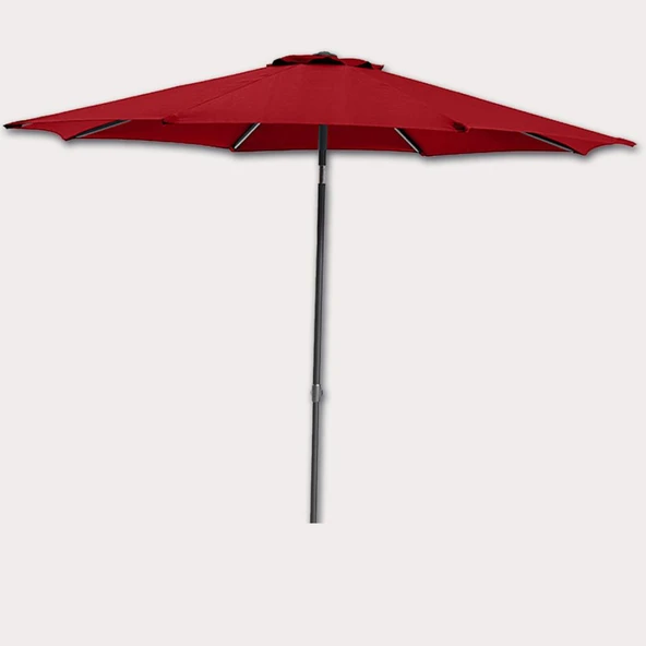 270cm Çap Şemsiye Kırmızı ürün görseli