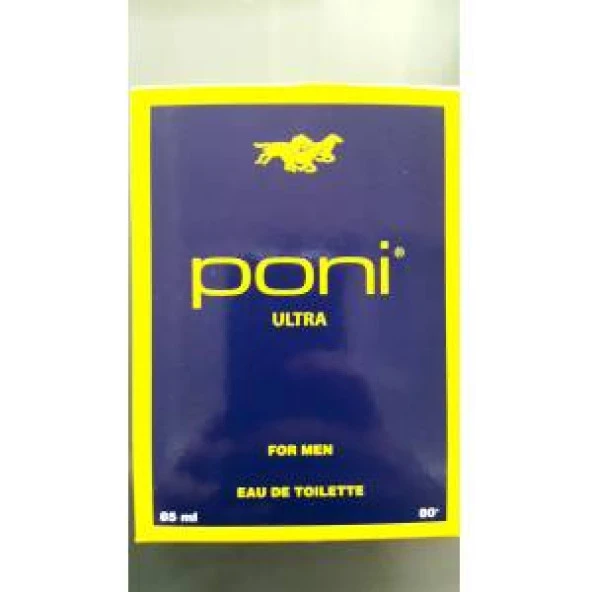 Poni Ultra Erkek Parfümü 85 ml x 4 Adet