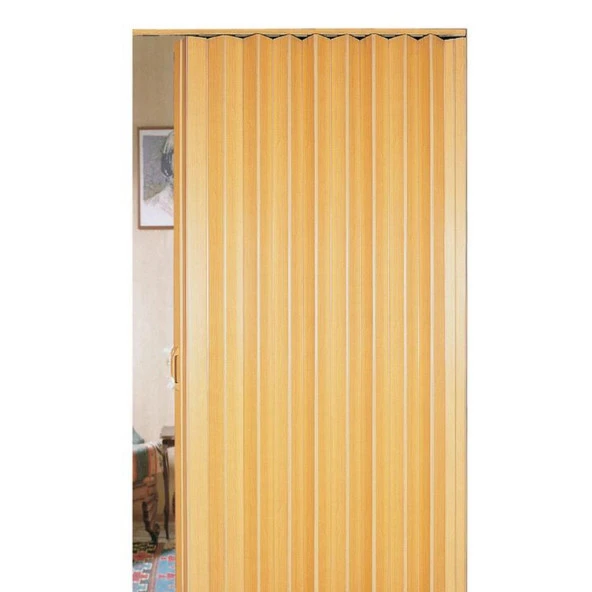 PVC Katlanabilir Kayın Akordiyon Kapı 100X200 Cm