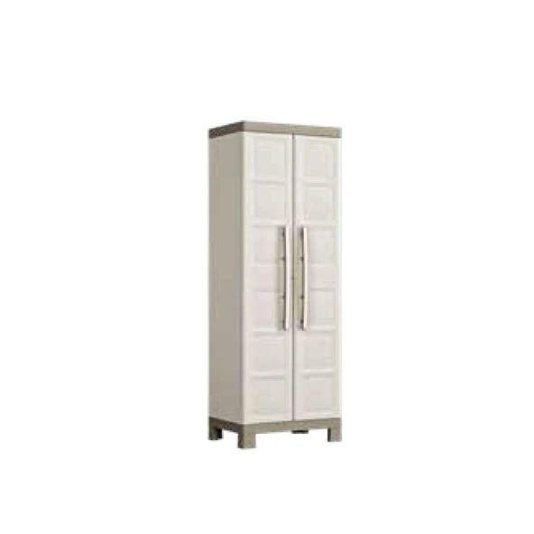 2 Kapılı 5 Bölmeli Banyo Mutfak Balkon Plastik Dolap Kiler - 2