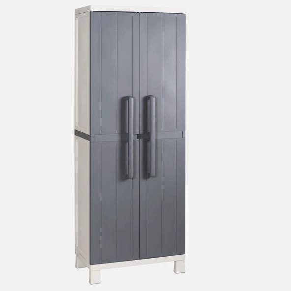 Çok Amaçlı Balkon Bahçe Kiler Plastik Dolap 65x38x173 - 2