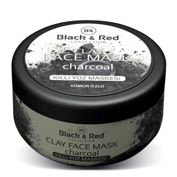 Black &  Red Killi Yüz Maskesi Kömür Özlü 400gr  x 2 Adet