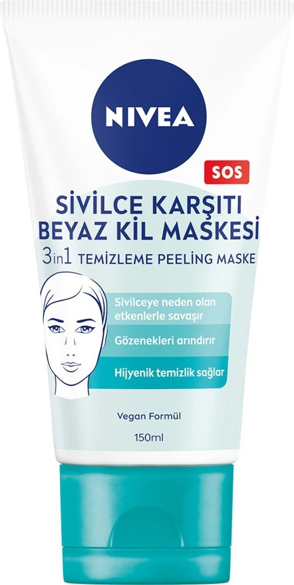 Nivea Beyaz Kil Maskesi 150 ml - 2