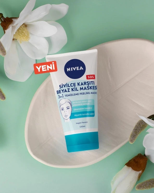 Nivea Beyaz Kil Maskesi 150 ml - 4