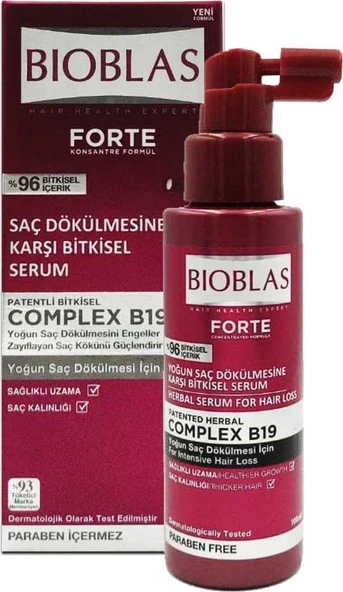 BIOBLAS FORTE S.DÖKÜL. KARŞI BİTKİSEL SERUM 100 ML - Resim 2