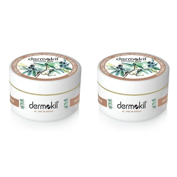 Dermokil El ve Yüz Kremi Zeytinyağlı 2 x 300 ML