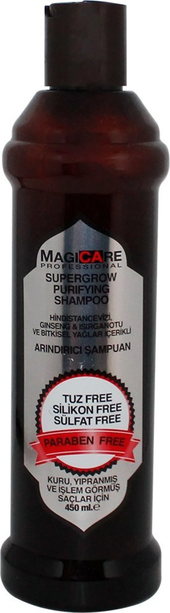 Magicare Supergrow Purifying Kuru Yıpranmış ve Işlem Görmüş Saçlar Şampuan 450 ml