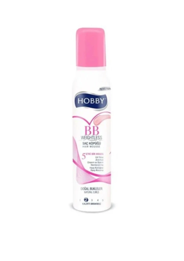 Hobby BB Onarıcı Etkili Hafif Tutuş Saç Köpüğü 150 ML
