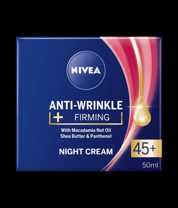 Nivea Kırışıklık Karşıtı ve Sıkılaştırıcı 45+ Yaşa Özel Gece Kremi 50 ml - 2