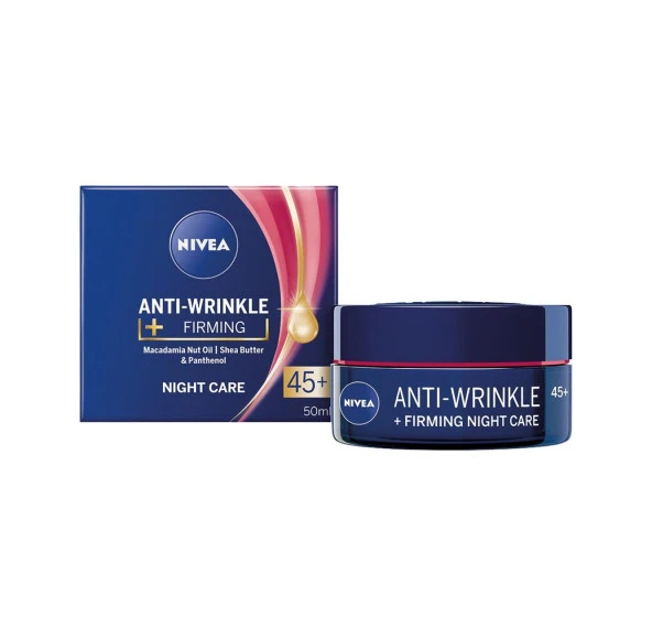 Nivea Kırışıklık Karşıtı ve Sıkılaştırıcı 45+ Yaşa Özel Gece Kremi 50 ml - 4