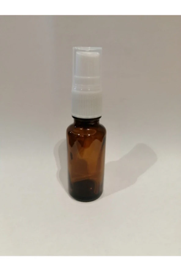 20cc Kahverengi Parmak Sprey Cam Şişe,amber Şişe, 50 Adet