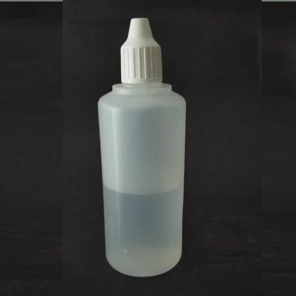 100 Adet 100 Ml Hdpe Polietilen Aseton, Mürekkep, Kolonya, Dezenfektan, Likit Şişesi