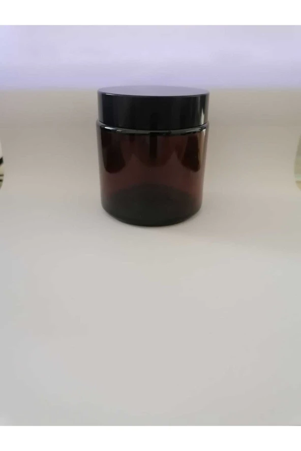 100cc Kahverengi Cam Krem Kutusu,boş Kutu,kozmetik Kutu, 25 Adet, Amber Şişe, Kavanoz