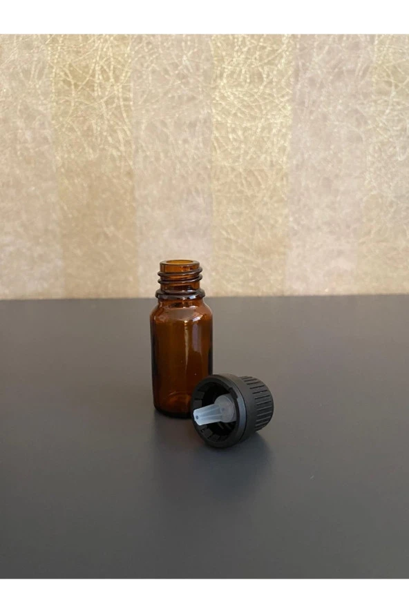 10 Ml Amber Şişe Içten Damlalıklı 50 Adet
