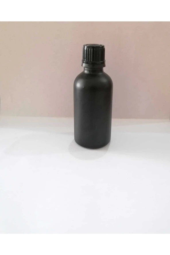 50cc, Siyah Şişe, Damalalıklı Şişe, Tıpalı Kapak 25 Adet , Yağ Şişesi