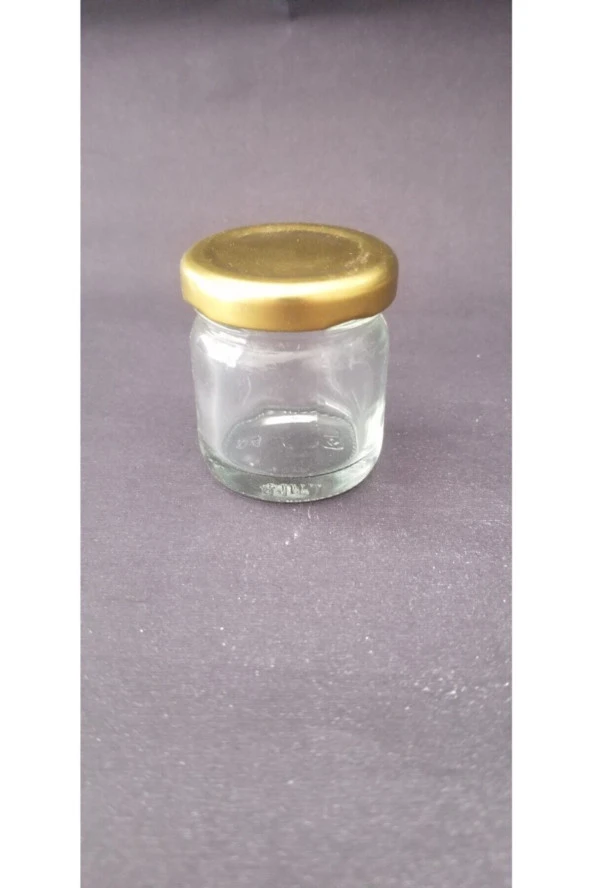 Sarı Kapaklı Kapaklı Minik Kavanoz 29cc 50adet