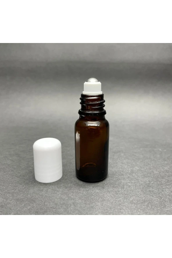 20 Cc Amber Cam Roll-on Şişesi - 20 Ml Çelik Bilyeli Şişe - Cam Roll On Şişe - Cam Şişe (120 Adet) - 2