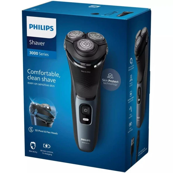Philips S3144/00 Shaver 3000 Series Tıraş Makinesi - 2