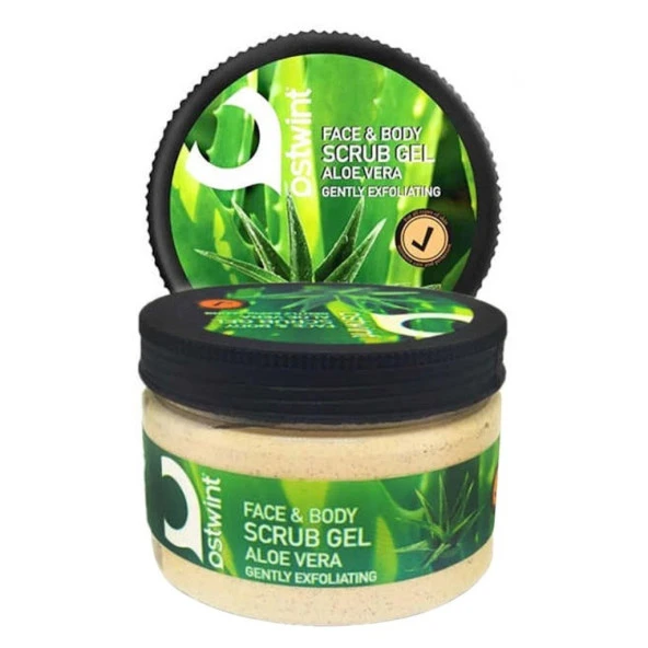 Ostwint Aloe Vera Face Body Scrub Jel 300 ML