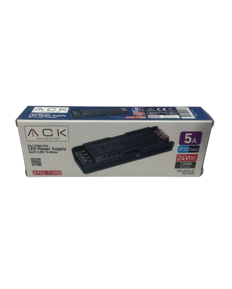 AY02-0060 Ack Slim Led Trafosu 5A 60w 7001-011 - Resim 2