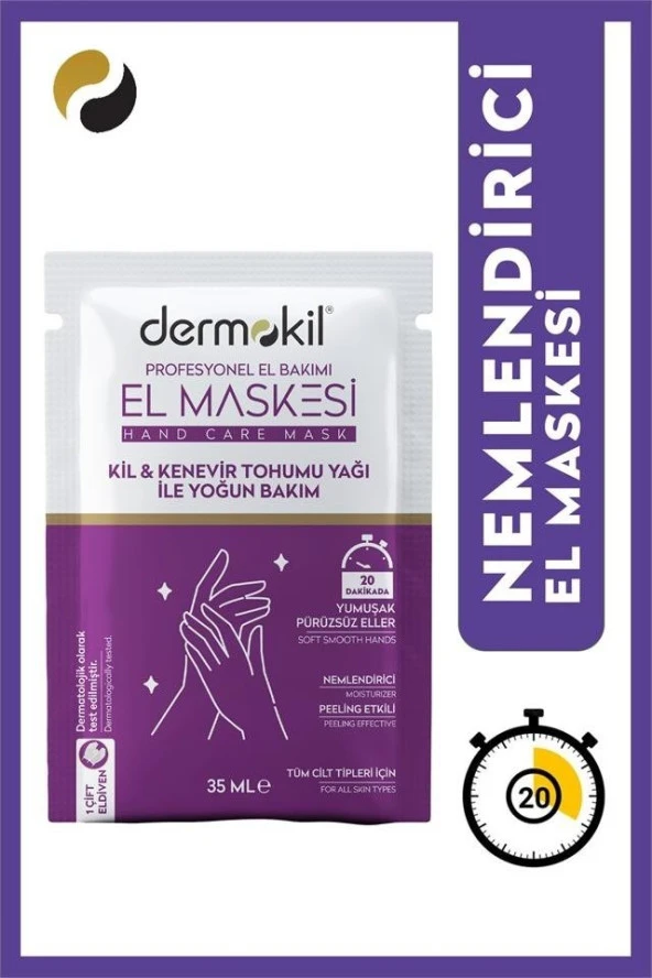 Dermokil Nemlendirici Peeling Etkili El Maskesi - 2