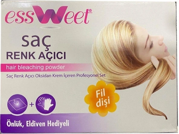 Essweet Saç Renk Açıcı Fildişi Profesyonel Set ürün görseli