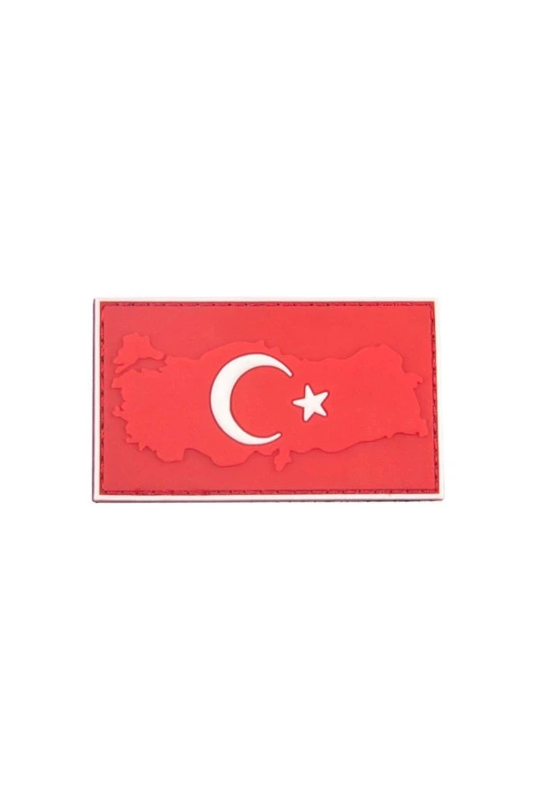 Türkiye Haritalı Türk Bayraklı Silikon Peç