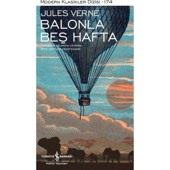 Balonla Beş Hafta – Ciltli - Jules Verne