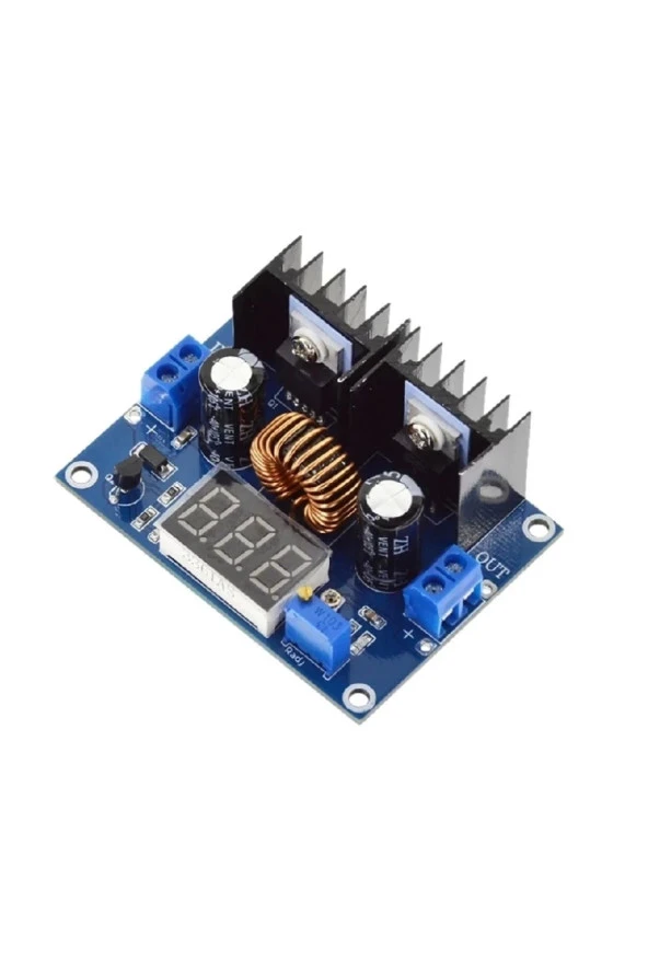 Xl4016 Voltmetreli Ayarlanabilir Güç Kaynağı ( Voltaj Düşürür ) - Resim 3