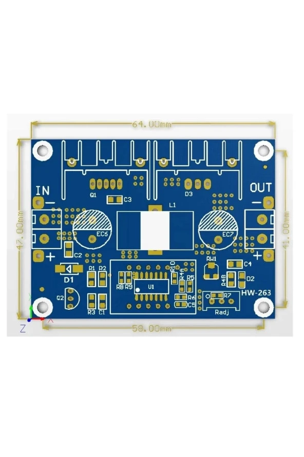 Xl4016 Voltmetreli Ayarlanabilir Güç Kaynağı ( Voltaj Düşürür ) - Resim 8