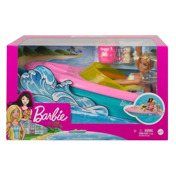 GRG30 Barbie ve Teknesi Oyun Seti