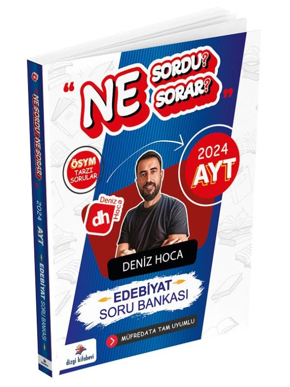 Dizgi Kitap 2024 YKS AYT Edebiyat Ne Sordu Ne Sorar Soru Bankası - Deniz Bozkurt Dizgi Kitap