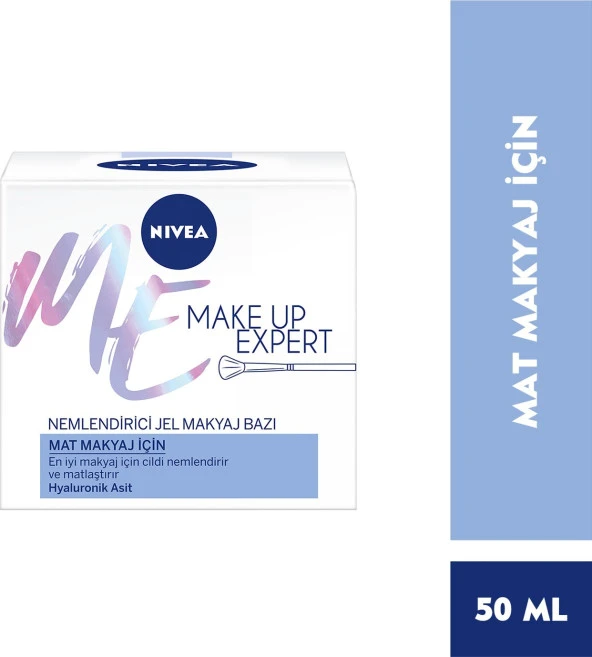 Nivea Make Up Expert Mat Makyaj İçin Nemlendirici Jel Makyaj Bazı 50 ml