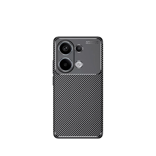 Xiaomi Redmi Note 13 Pro 4G Kılıf Karbon Silikon Case Kapak - Resim 2