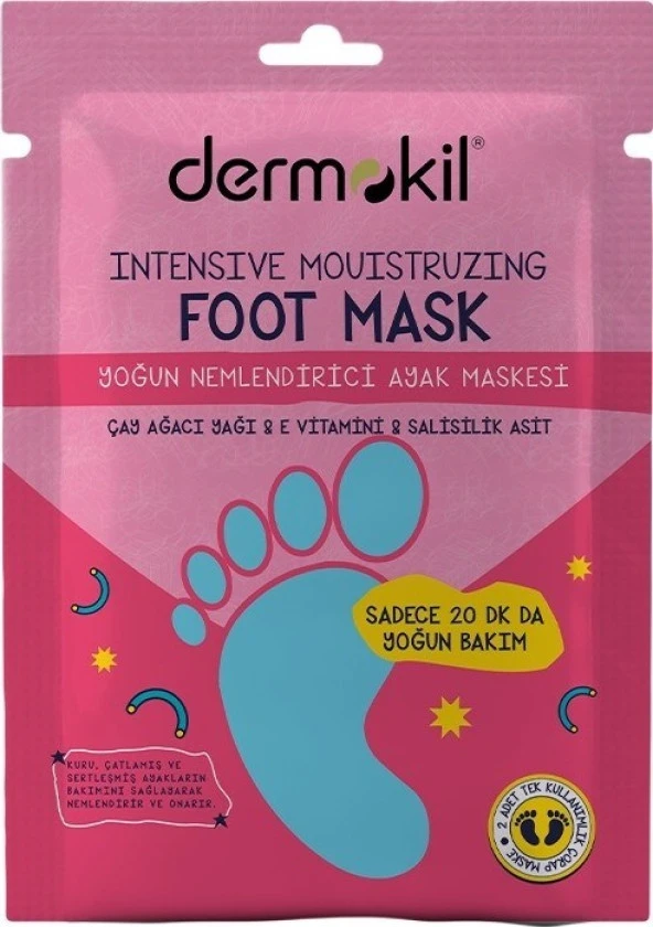 Dermokil Yoğun Nemlendirici Ayak Maskesi 30 ml - 2