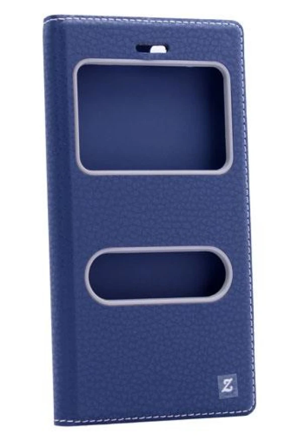 Samsung Galaxy J5 2016 Kılıf Silikon Kapaklı Pencereli - Resim 3