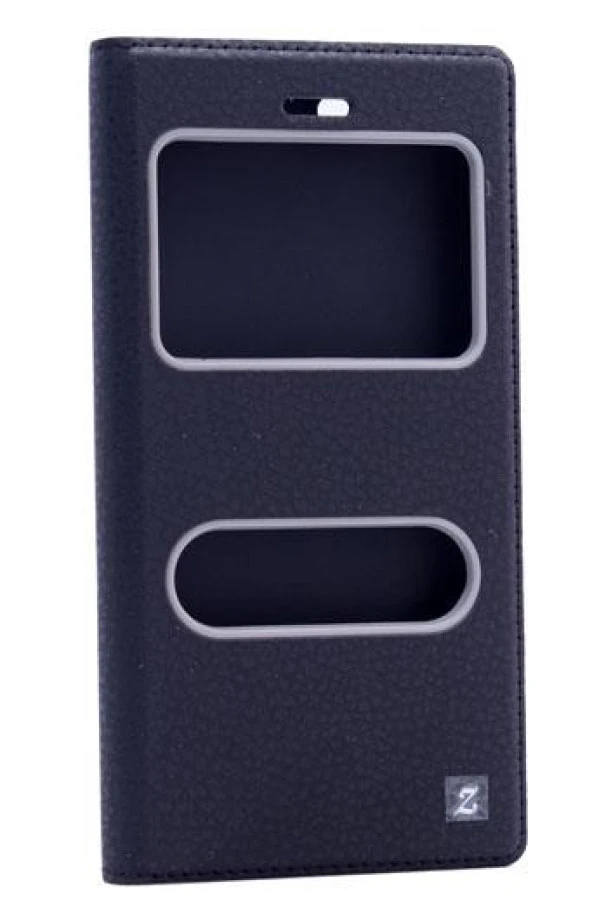 Samsung Galaxy J5 2016 Kılıf Silikon Kapaklı Pencereli - Resim 7