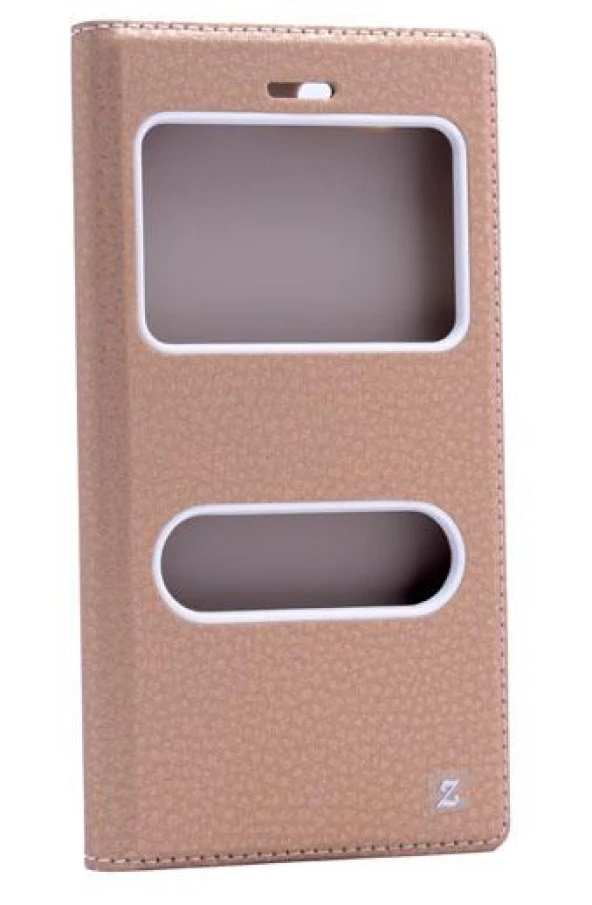 Samsung Galaxy J5 2016 Kılıf Silikon Kapaklı Pencereli - Resim 8